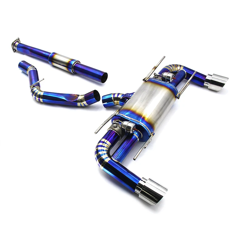 

Factory Titanium Alloy Catback Exhaust For Toyota 86/GT86/FT-86 2012-2021 Titanium Exhaust Pipe Muffler Car Exhaust System