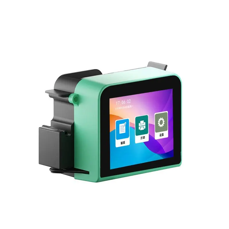 Mini máquina de etiquetado Manual, pantalla resistiva de 2,4 pulgadas, 2-12,7mm, ajustable, con fecha, codificadora de embalaje, nombre y fecha de producción