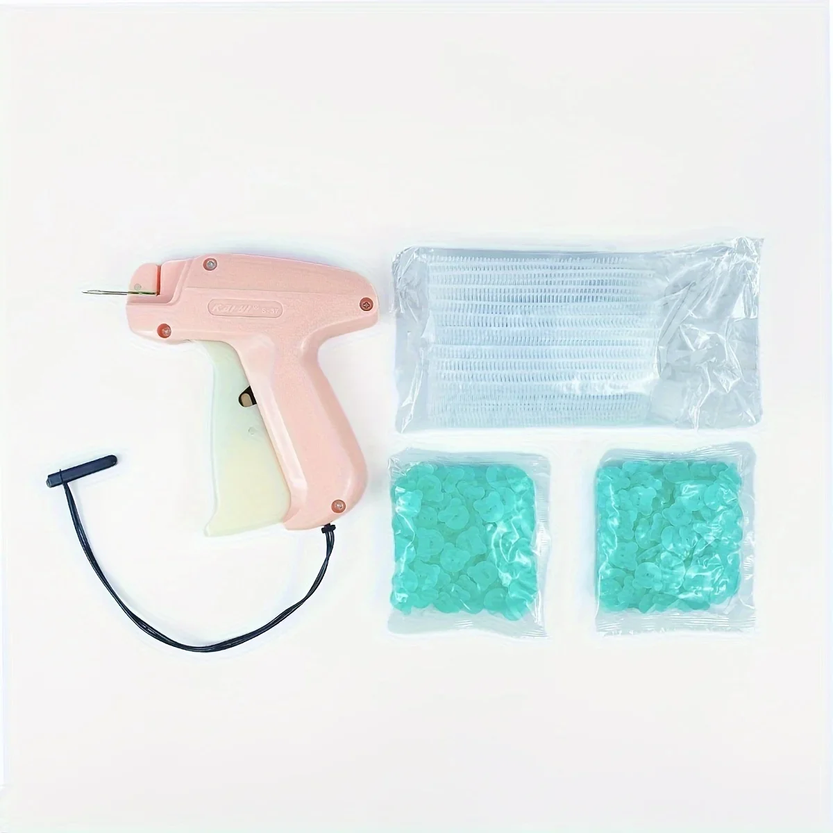 Fijador rápido de ropa, Consulbefor máquina de coser, pistola para aparejos de colcha, pistola de micropunto, Mini pistola para dobladillo de puntadas para ropa, Micro etiqueta