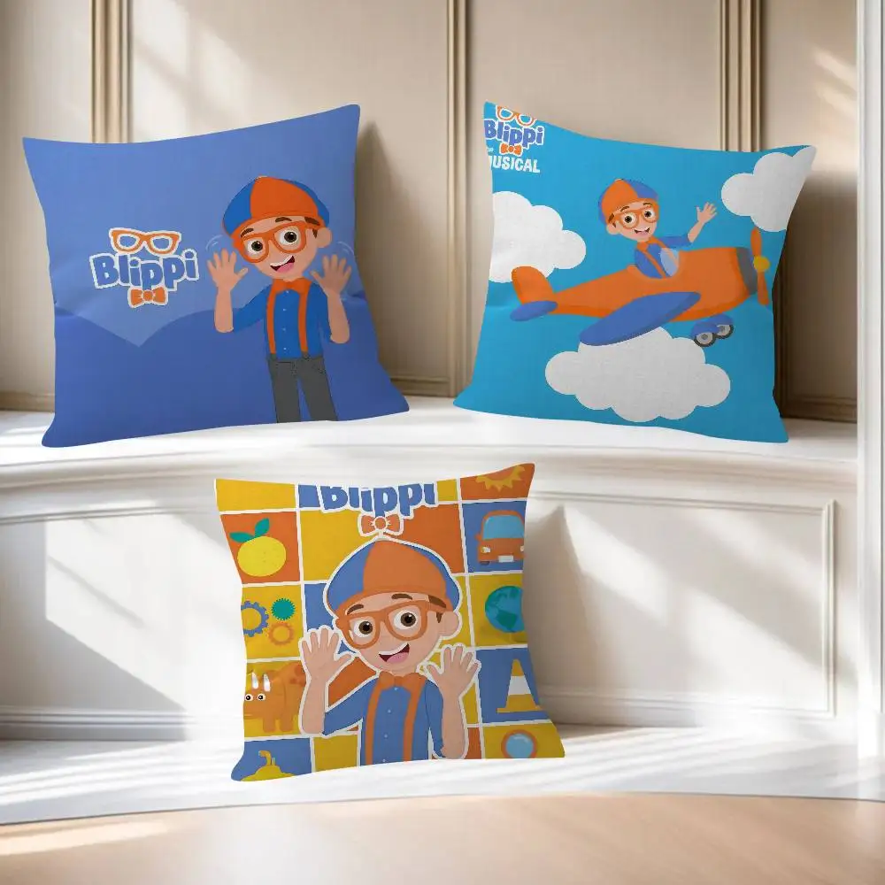 Funda de cojín musical ABC B-Blippiing, decoración rústica para el hogar, fundas de almohada decorativas para sofá