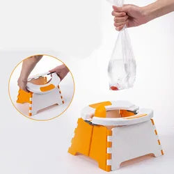 Pot d'Entraînement Portable et Pliable pour Bébé et Enfant, Siège d'Urinoir pour l'Extérieur, Toilettes Mobiles pour Voiture