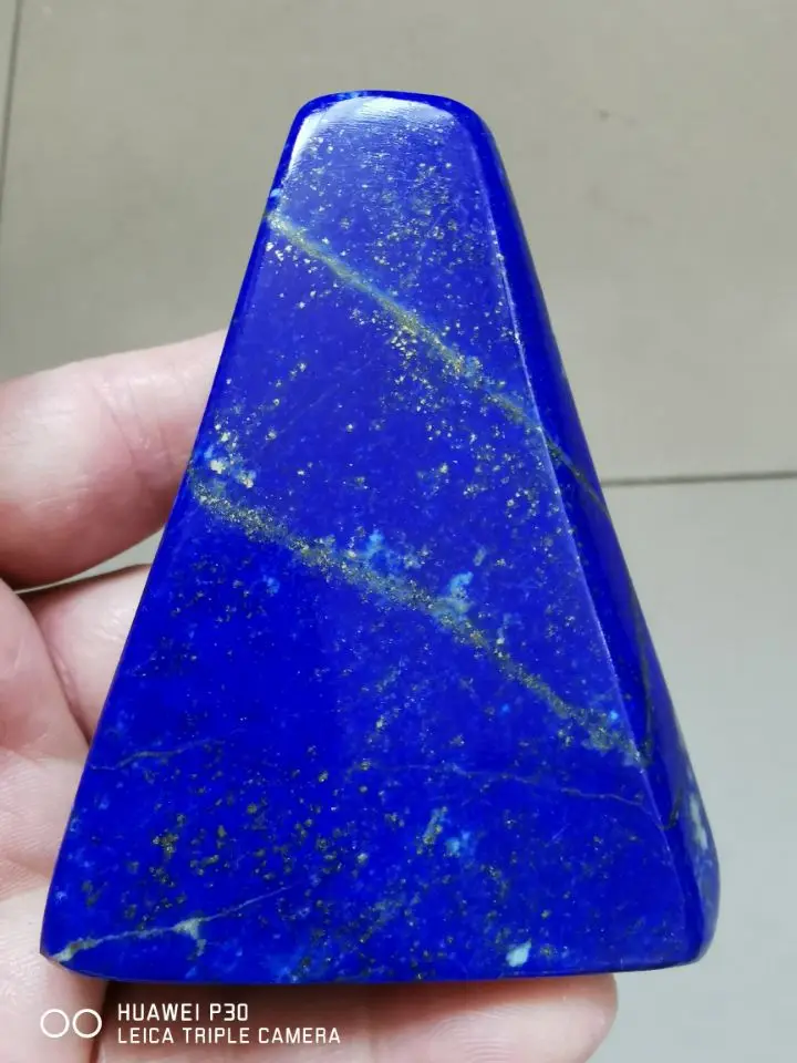 

3.23" Top Natural Lapis Lazuli blue Tumble Crystal Specimen From AFGHANISTAN 185.4g