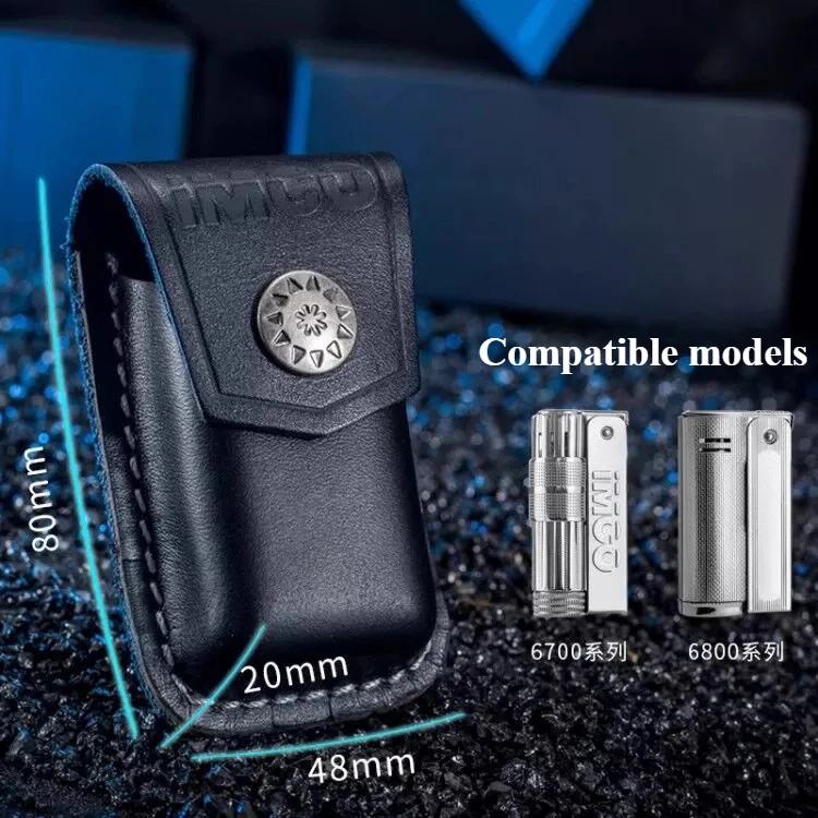 Genuine IMCO Aiku Brand 6700 6800 Kerosiene Lighter Special Leather Case, Cigarette Accessories Men's Gift Protective Cover