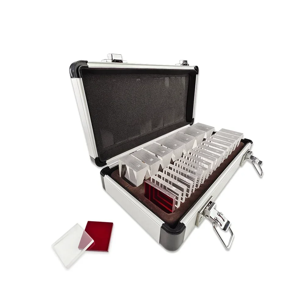 Top Quality Ophthalmic Instruments 23 Pcs Loose Prism Set For Optometry With Aluminium Case LP-22