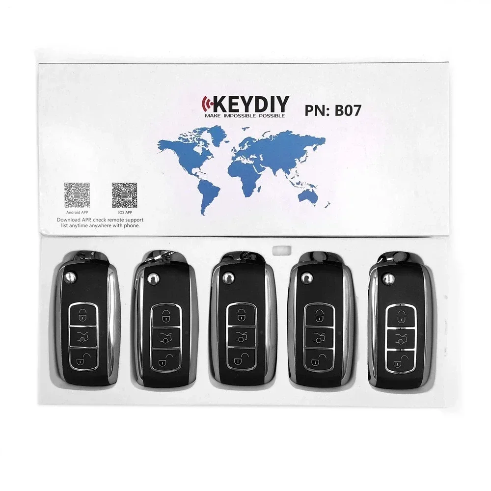 KEYDIY-KD B07 العالمي مفتاح السيارة عن بعد ، B07-3 سلسلة ل بنتلي ستايل ، KD900 KDMINI KD-X2 ، مبرمج ، 1 قطعة ، 2 قطعة ، 3 قطعة