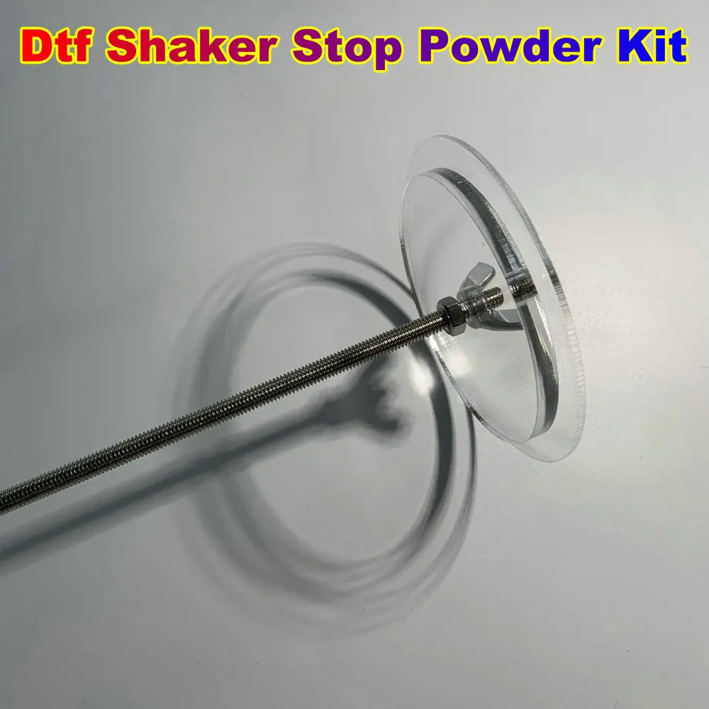 60 Cm DTF Powder Shaker Kit Stopper Rod Roller 60cm 30cm Shaker Block Device Blocker Tool Spare Parts White Ink Powder Blocking