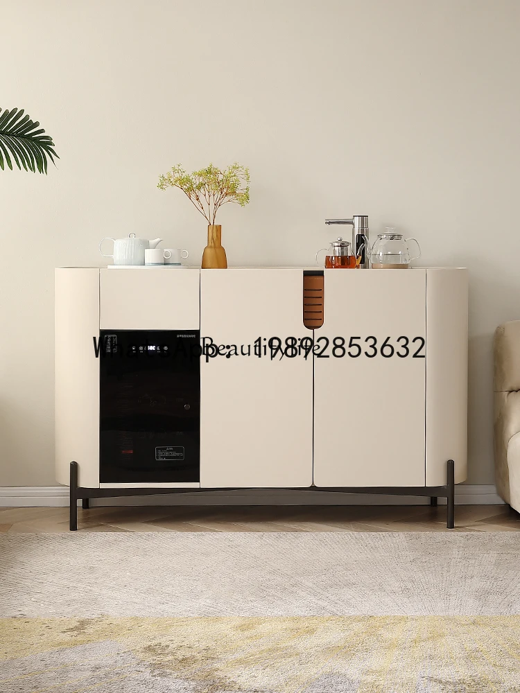LYY  Cream light luxury solid wood tea bar machine cabinet household automatic new high-end smart