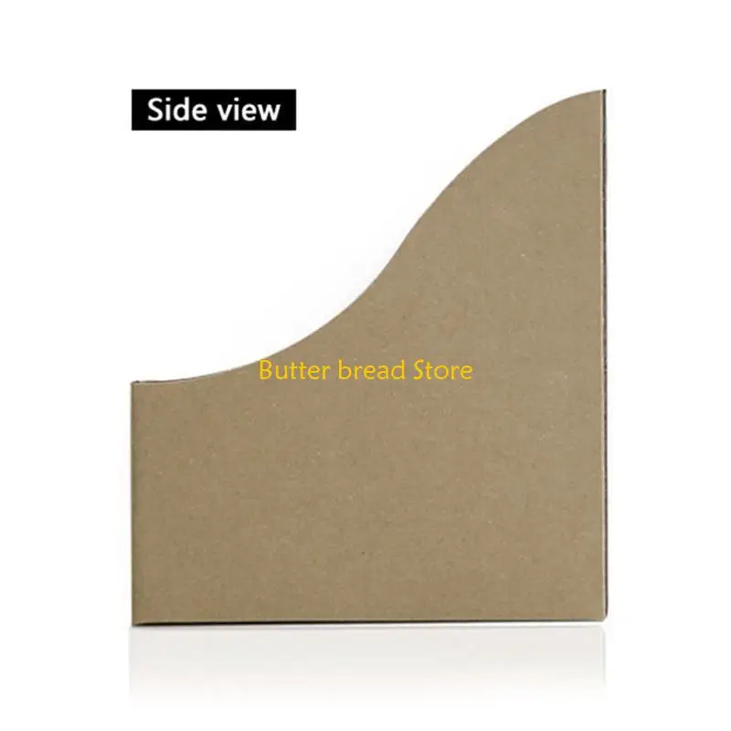 W89C Cardboard File Folder Holder Dividers Desktop Storage Magazine Holder