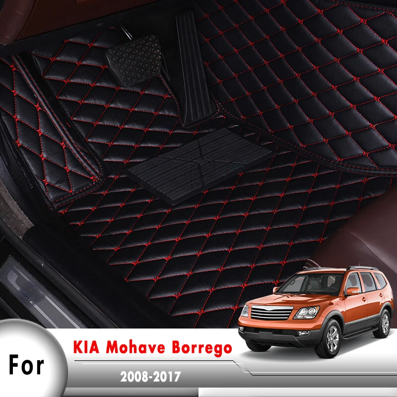 

For KIA Mohave Borrego 2019 2018 2017 2016 2015 2014 2013 2012 2011 2010 2009 2008 (7 seats) Car Floor Mats Auto Covers Carpets