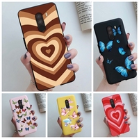 For xiaomi Pocophone F1 Case for xiaomi Poco F1 Case Silicone Soft TPU Phone Cases for PocoF1 Back Cover Heart Butterfly Bumper