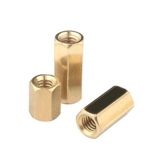 Imagen 2 del producto 50/ 20/ 10 Uds M2 M2.5 M3 M4 M5 M6 Hex hembra a hembra espaciador de latón perno Hexagonal espaciador pilares huecos