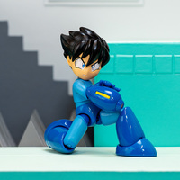 New In Stock Jada Toys Mega Man Rockman Bubble Man Tree Man Anime Action Figure Model Christmas Birthday Gift