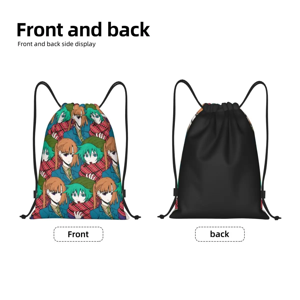 Shin Tsukimi Your Turn To Die Hat Drawstring Backpack Women Men Sport Gym Sackpack Foldable YTTD Game Anime Training Bag Sack