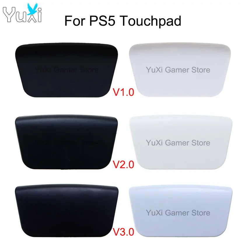 YuXi Black White Plastic Touch Pad for PS5 Controller BDM-010 020 030 V1.0 V2.0 V3.0 Gamepad Replacement Touchpad