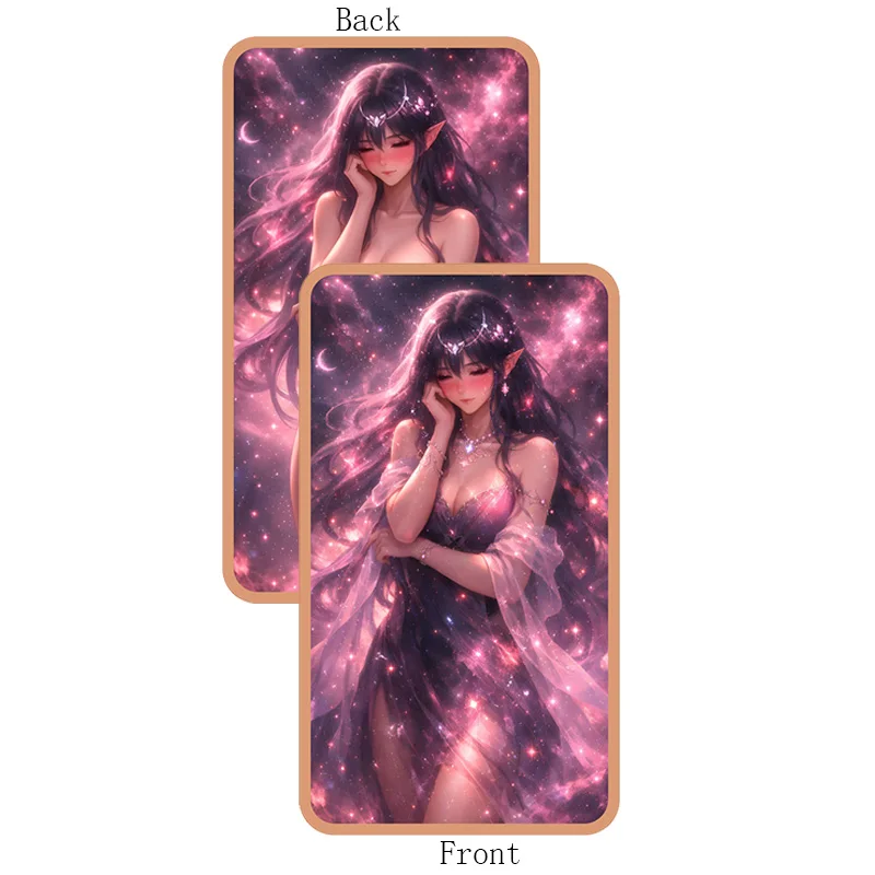 1 Oz .999 Fine Copper Bar Fantasy Starry Sky Elf Goddess Design  Art Bullion Pure Copper Bar