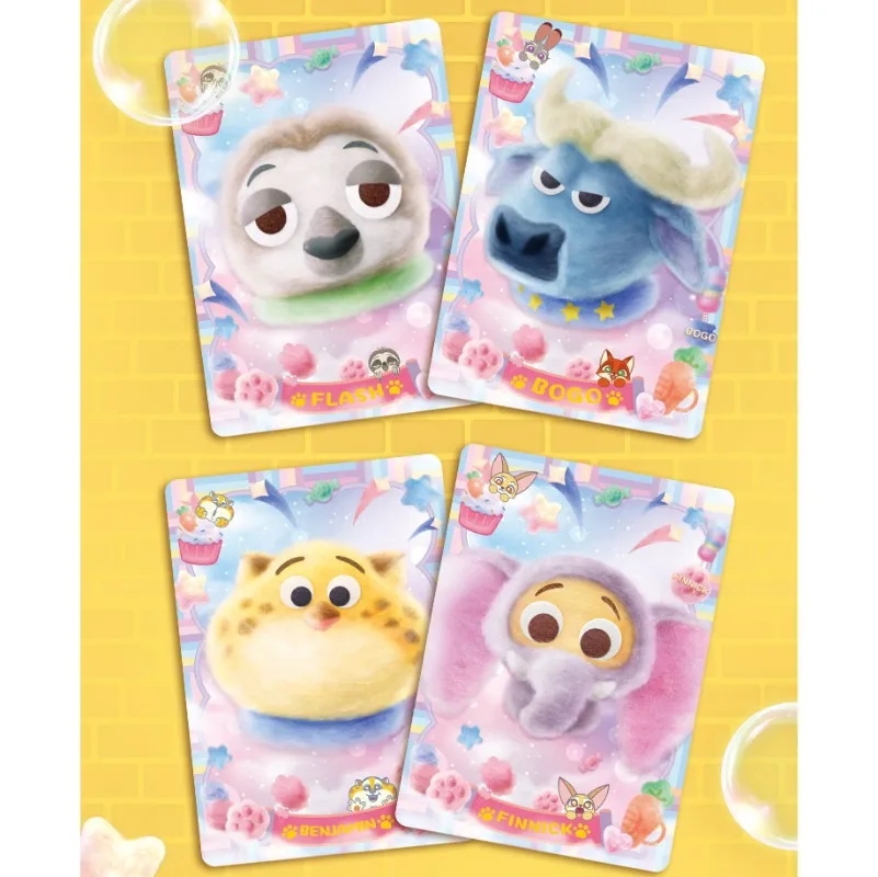 Shining SOUL-tarjetas auténticas de Disney Zootopia, el mejor socio, edición coleccionable, primera serie, tarjeta Flash, periférico de animé, regalos, Juguetes