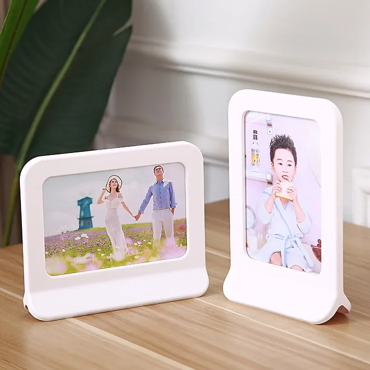 

7 Inch New Frame,Horizontal Double-sided Photo Frame,Children's Photo Wedding Creative Frame,able Home Desktop Decoration Gift