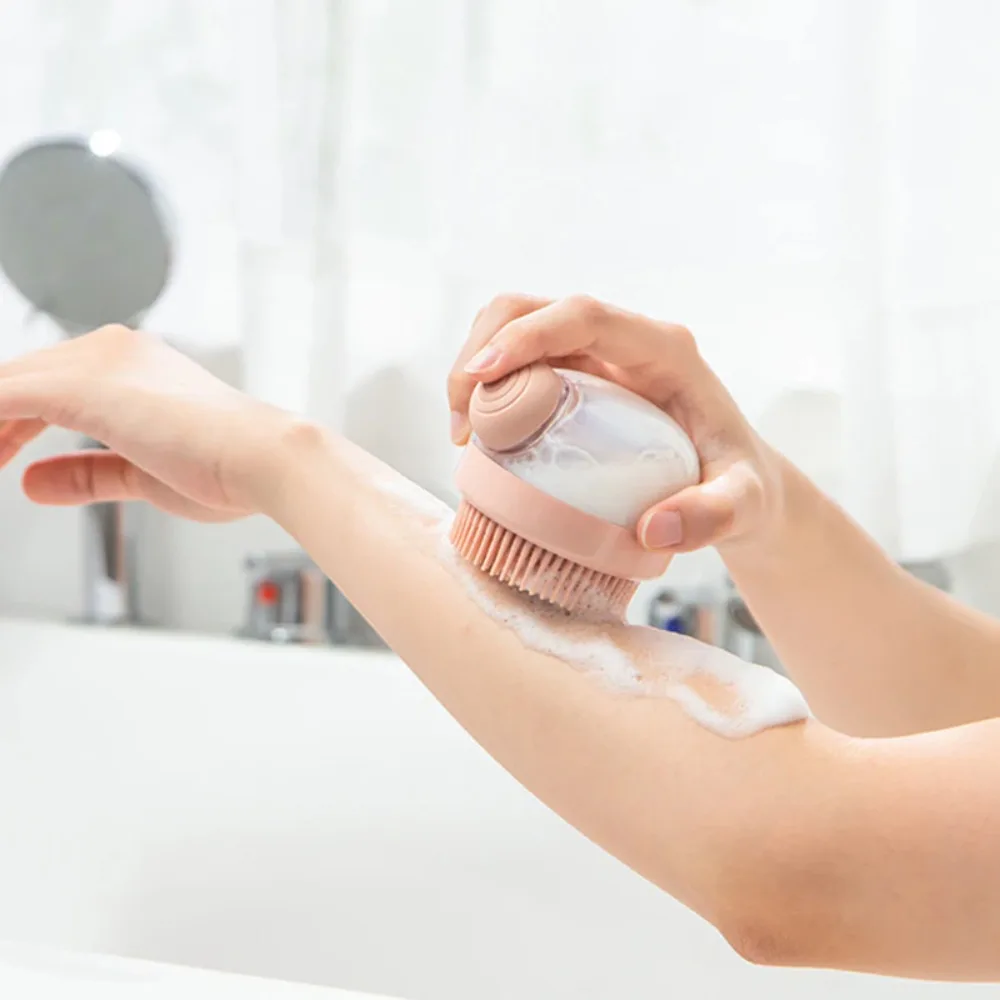 Shampoo Spa Head Scalp Body Brush Massage Brush Add Liquid Bathing Brush