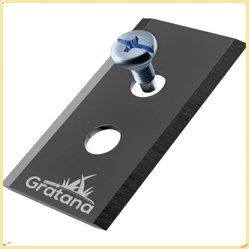 شفرات جزازة العشب الآلية 40 سم بديلة بفتحتين، شفرات قطع جزازة العشب المتينة لتشذيب عشب الحديقة الأوتوماتيكية