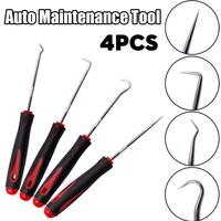 Car Auto Vehicle 4Pcs 16cm Oil Seal Screwdrivers Set O Seal Gasket Pick Hooks Tools Repair Tools Sealing Remover Puller