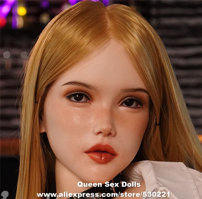 

WMDOLL Top Quality Implanted Hair Eyebrow Real Silicone Sex Doll Head For Full Size Adult Dolls Mannequin Fit 145cm to 175cm