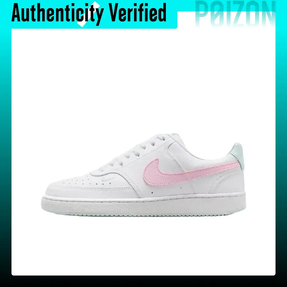 Nike Court Vision Low top Skateboard Shoes Women's White Pink IQ9800-161