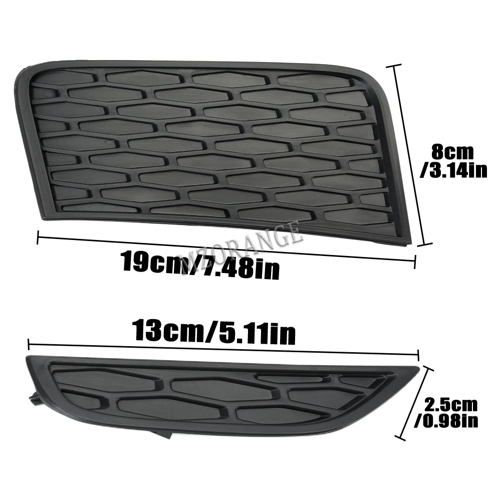 

For Land Rover Evoque Pure 2012 2013-2015 Fog Light Cover Grill Front Bumper Fog Lamp Bezel Headlight Frame Accessories