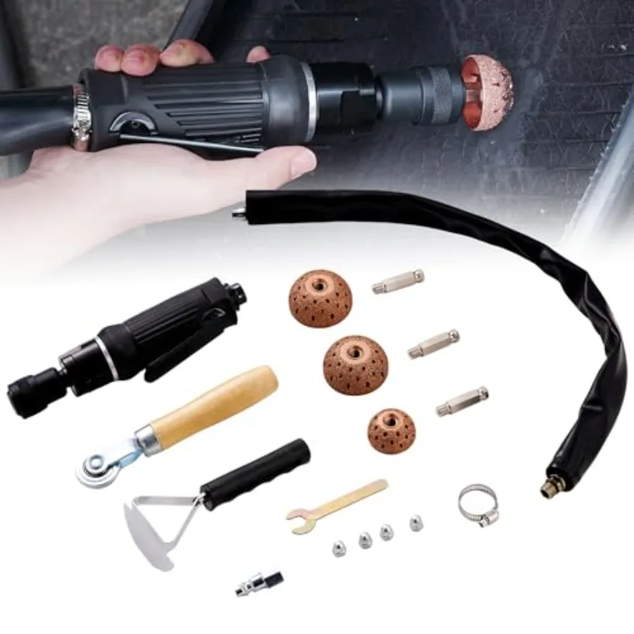 

Low Speed Air Tire Buffer Tire Buffer Full Kit Repair Polish Patch Tools with Tungsten Steel 42 mm 55mm Grinder Heads Inner Lin