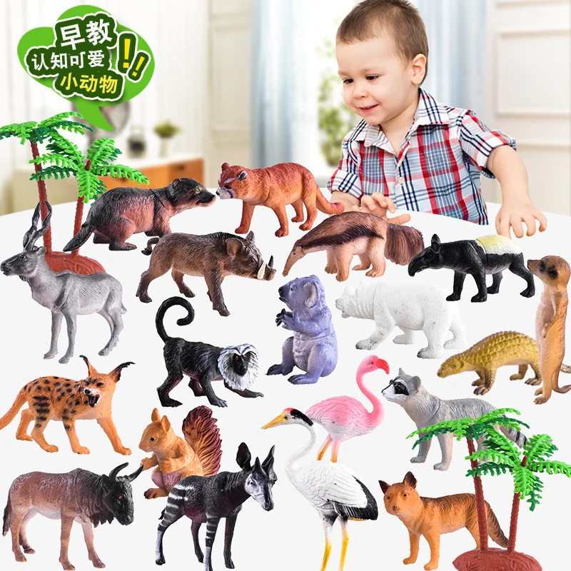 Wild Marine Animals Dinosaur Animals Model Set Action Figures Model Figurine Zoo Cute Education Kids Toy Gift New 2022