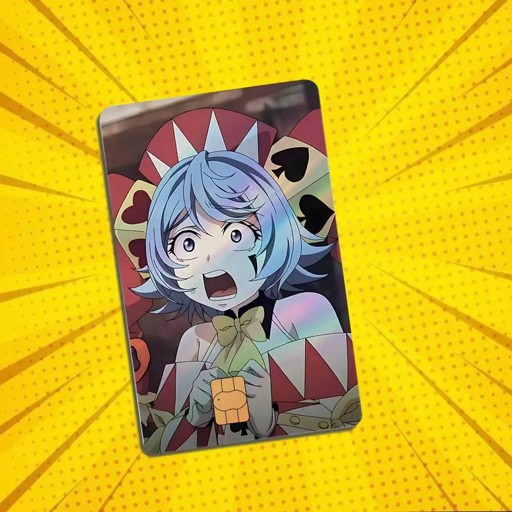 Luce rubis Tsuihou Ruche Luvis High Quality Anime Laser PVC Sticker Film Skin Cover For Metro Debit Credit Card  Access Card