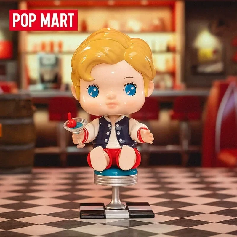 POP MART Tapoo Retro Diner Series Blind Box Toys Mystery Box Mistery Caixa Action Figure Surpresa Cute Model Birthday Gift