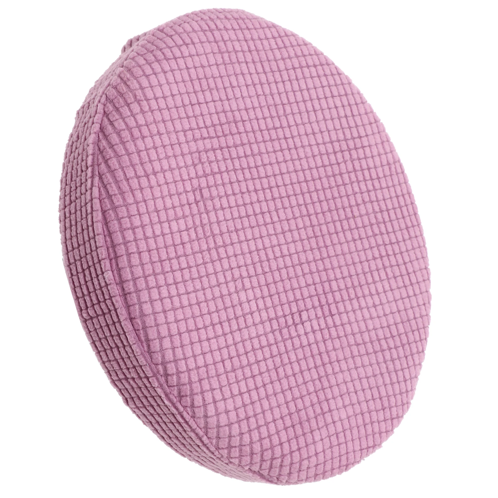 

Chair Cover Elastic Round Seat Protector For Dining Room Wedding Banquet Hotel Party Office Stools Light Purple 30-38Cm
