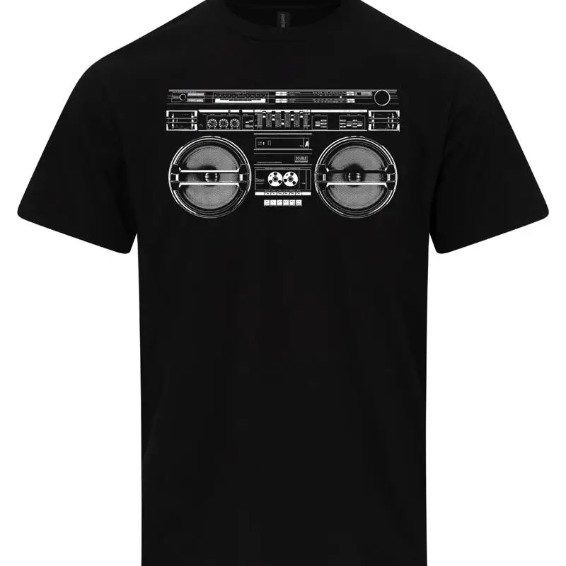 Camiseta Vintage Retro Ghettoblaster Boombox