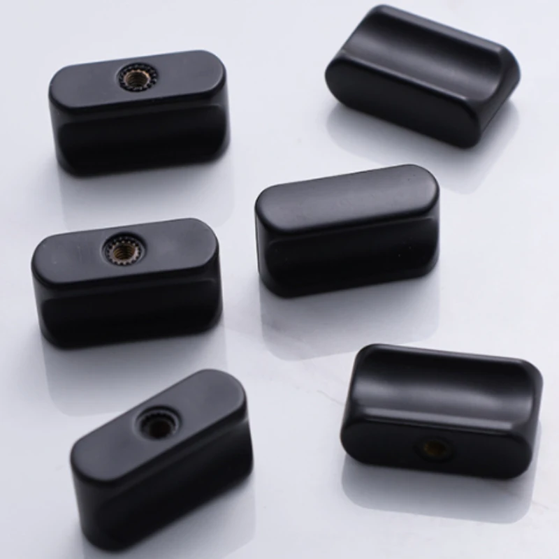 10Pcs European Retro Furniture Knob Black White Drawer Wardrobe Cupboard Dresser Cabinet Door Handle