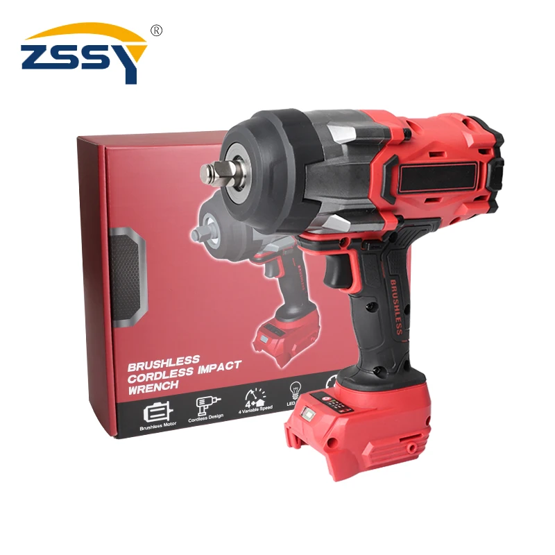 Cordless Impact Wrench 1/2 inch for 18V Battery 1400Ft-lbs (2000N.m) Brushless High Torque Impact Gun (No Battery)