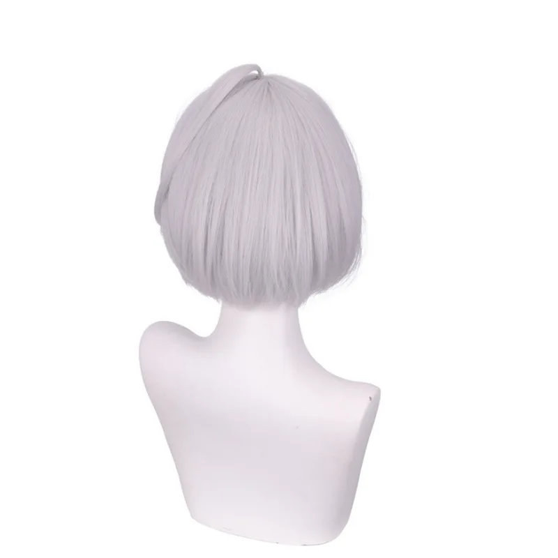 Parrucca Tokyo Revengers Rebirth Path Kizuna Akatsuki Parrucca Bob grigio argento Parrucca cosplay anime