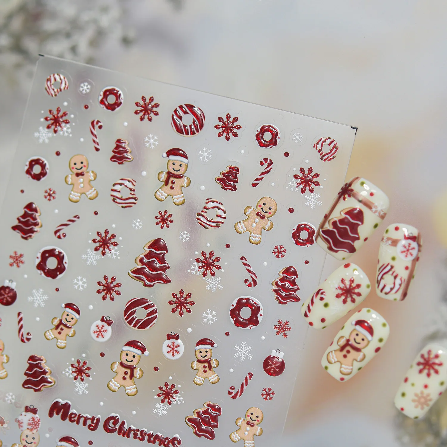 Festliche Winter-5D-Nagelkunst – Nail Art Xmas Bewertung und Preis