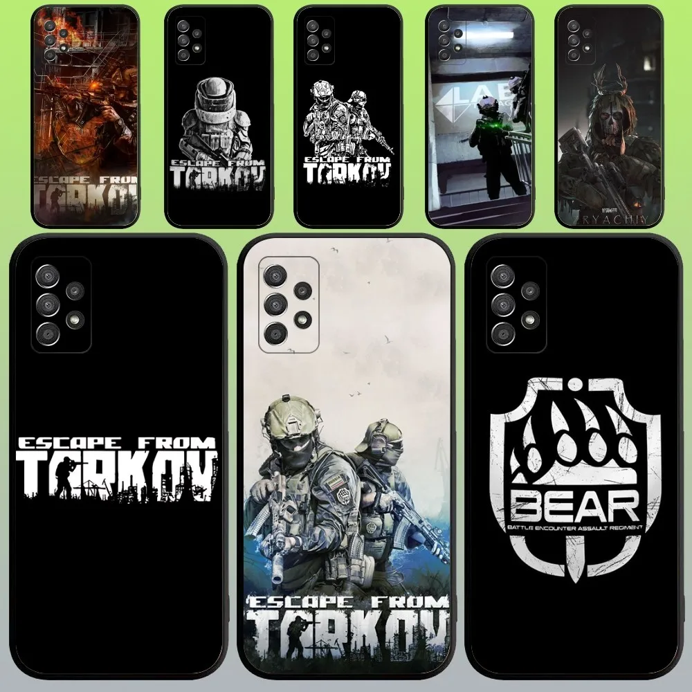 Escape From Tarkov Game Phone Case For Samsung Galaxy A20,A21s,A22,A31,A32,A52,A53,A72,73,A80,A91 Soft Black Cover