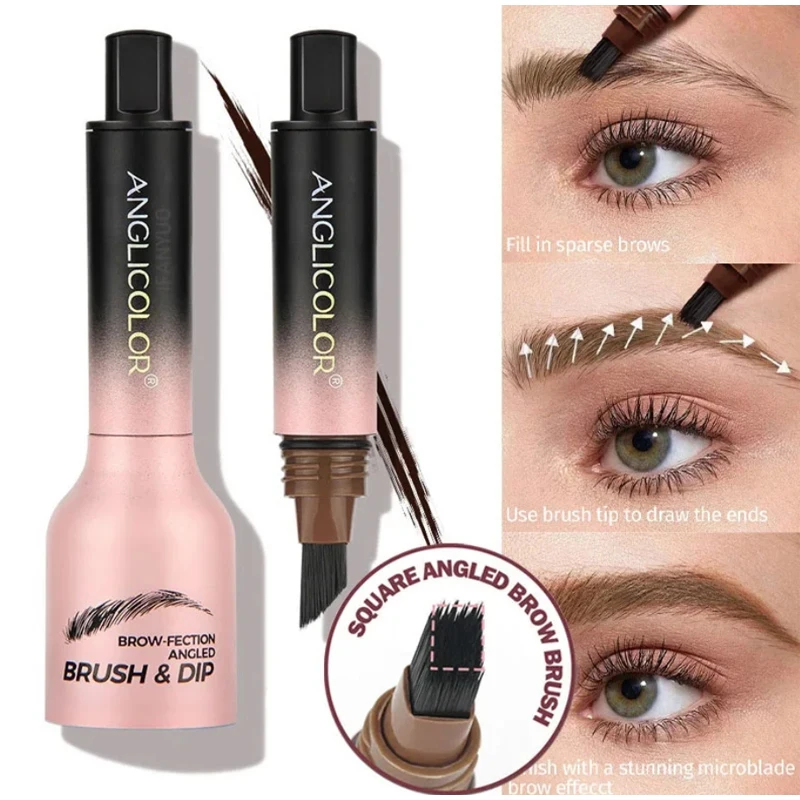 Natural Wild Eyebrow Tint Pencil Waterproof Anti-smudge Eye Brow Pen Anti-makeup Removal Lasting Eyebrow Dye Gel Hairline Makeup