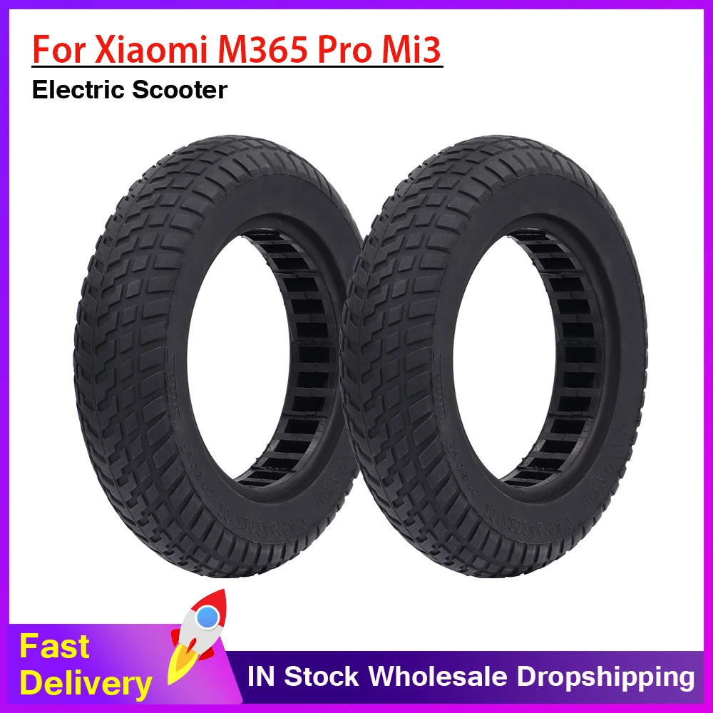 

Upgrade 10x2.0/2.5 Tubeless Solid Tire for For-Xiaomi M365/Pro/ 1s/Mi3 Electric Scooter Rubber Puncture-proof Tyre Solid Tire