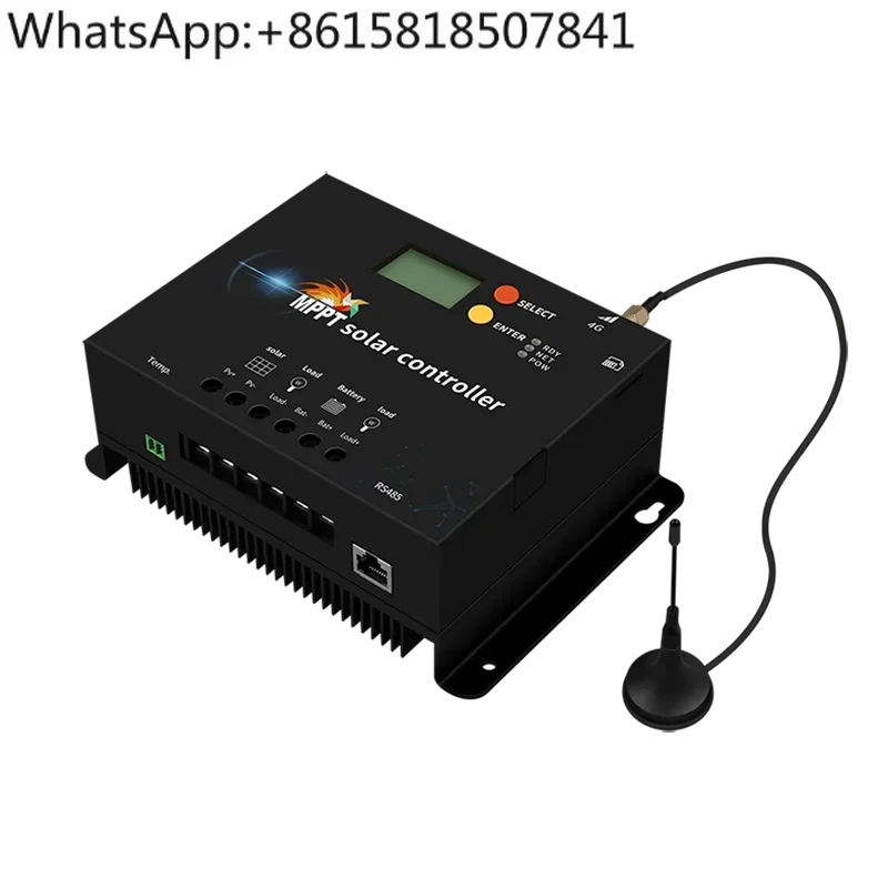 

MPPT IoT Solar Controller Automatic Universal 4G Remote Photovoltaic Lithium Battery Charger and Discharge Wifi