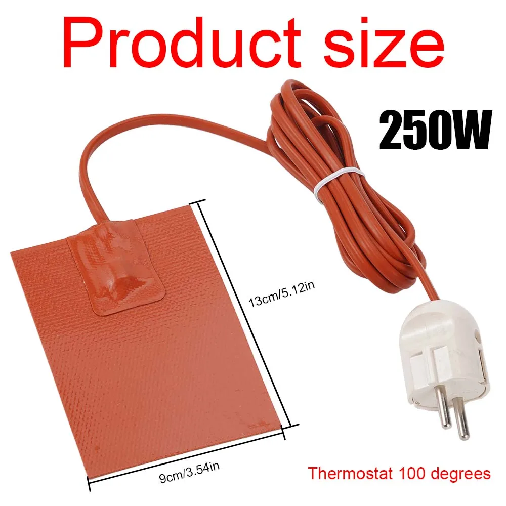 

Зимняя нагревательная подушка двигателя автомобиля с вилкой европейского стандарта, 220 В, 300 Вт, масляный бак двигателя, водонепроницаемая силиконовая нагревательная подушка, автомобильные аксессуары