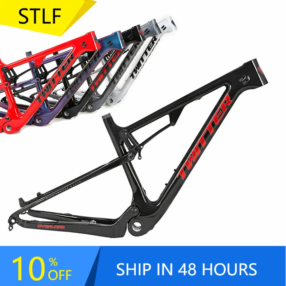 

STLF OEM Carbon Fiber MTB Bike Frame 27.5 Made in China Size 15/17/19 Disc Brake Type