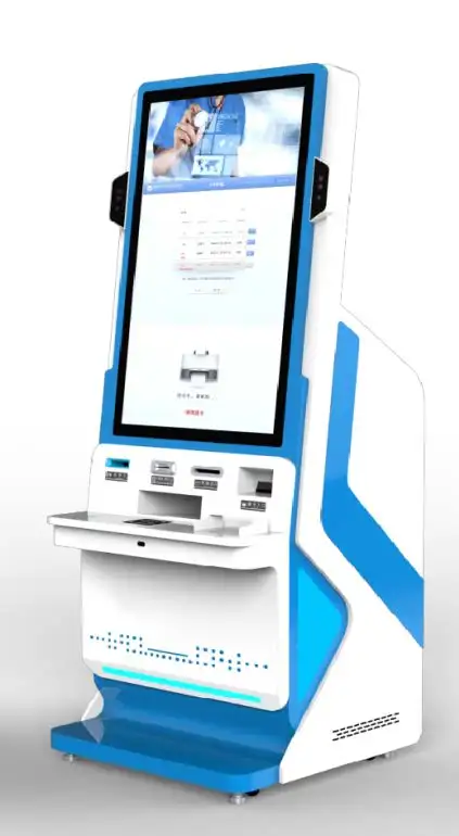 Produttore di chioschi OEM ODM Touch Screen Scansione/copia e stampa di documenti Quiosco self-service per banca/medico