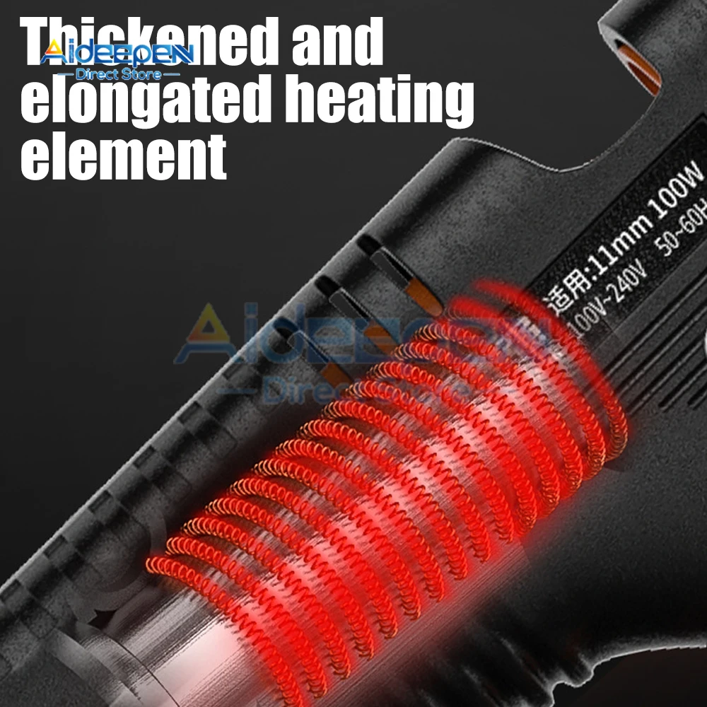 110V 220V 150W Hot Melt Glue Gun Household Industrial Mini Guns Electric Heat Temperature Tool Use 11mm Glue Sticks EU/US Plug