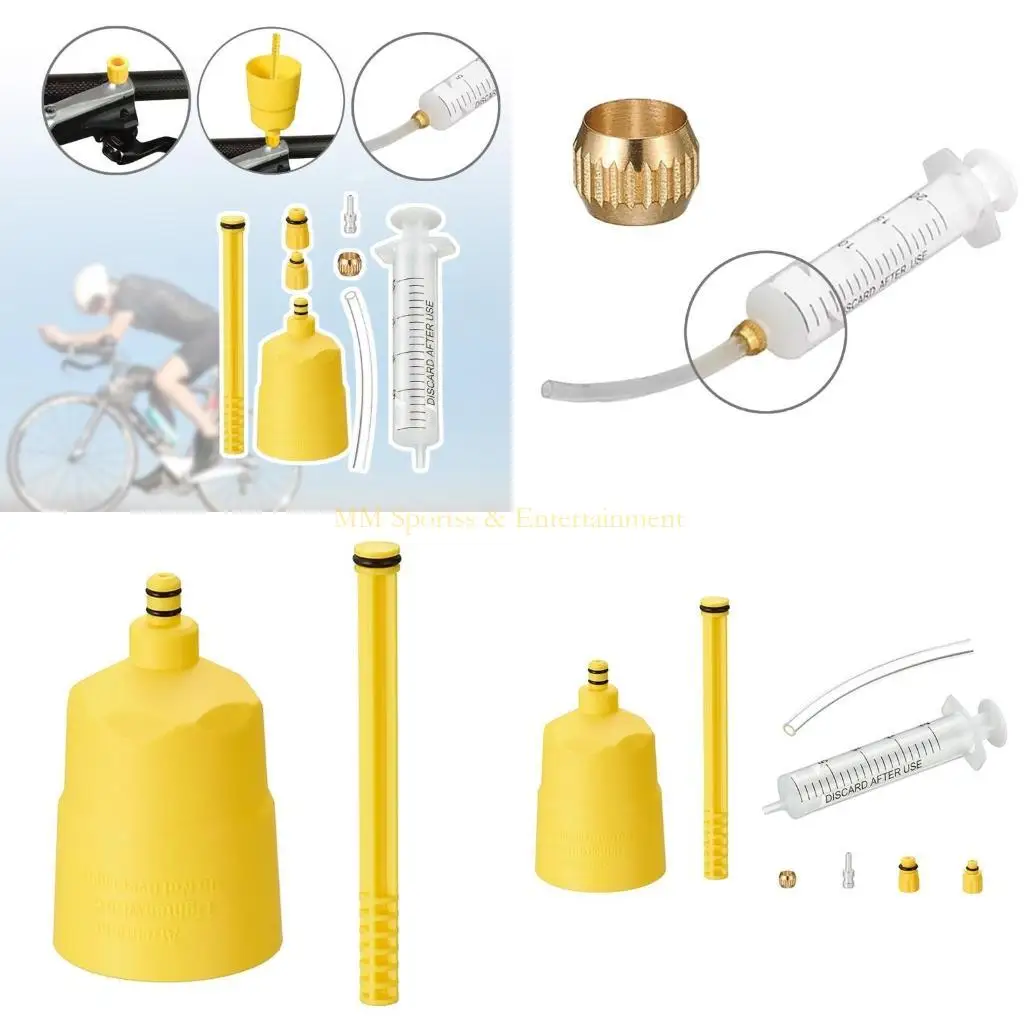 

31BE Universals Road Bikes Hydraulic Brake Bleeds Set Disc Brake Mineral Oil Bleeds Set