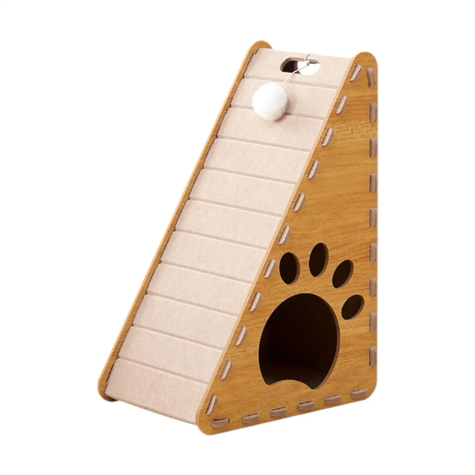 Cat Scratcher Triangle Cat Scratching Pad Pet Cat Toys Nest Bed Play Perch Cat Claw Scratching Toy Prevents Furniture Damage