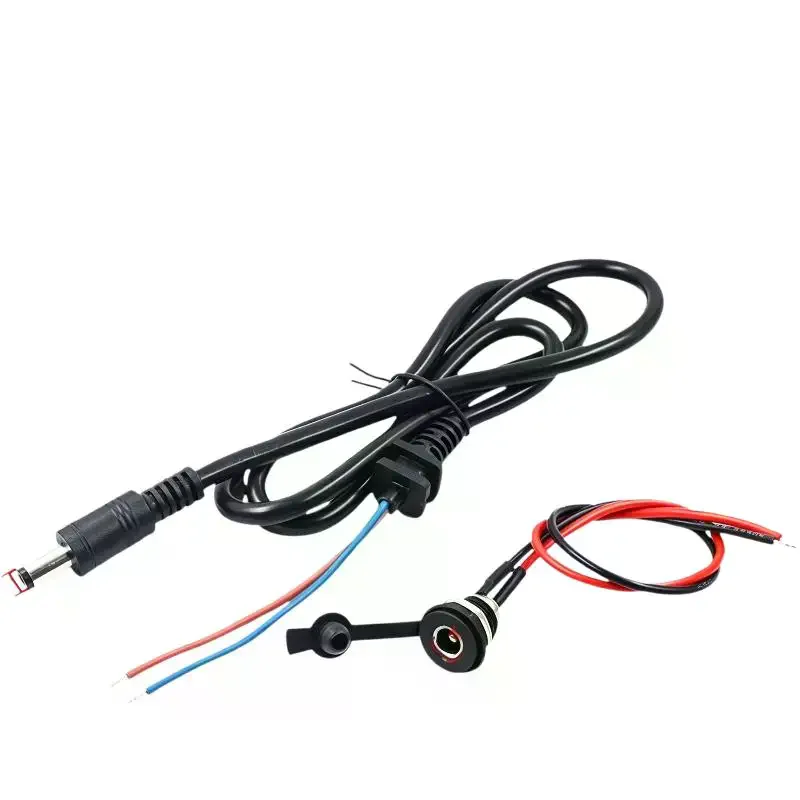 DC 5.5x2.1/2.5mm Male Female Charging Cable For 36V 48V E-Bike Li-ion Battery Electric Bicycle Charger