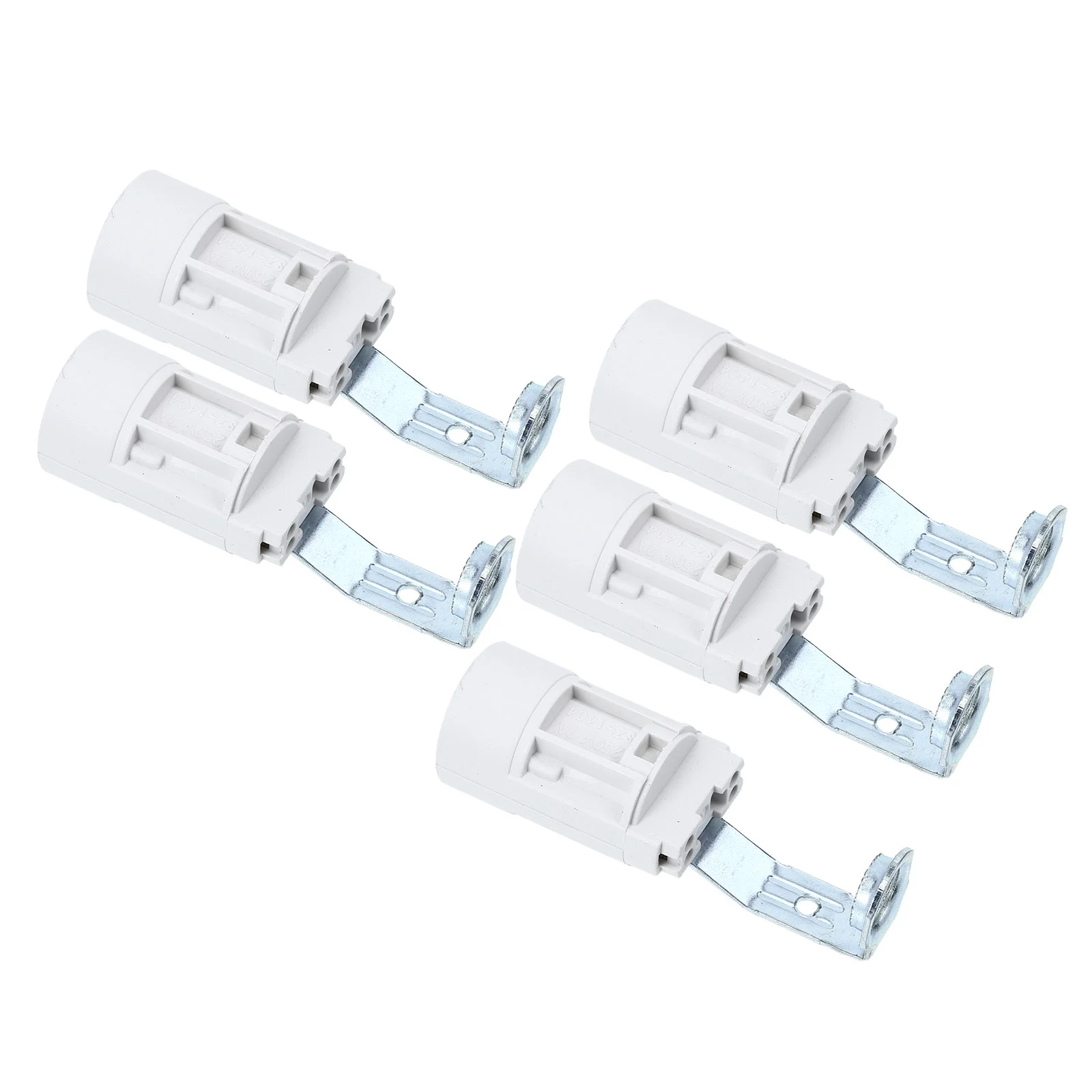 5 Pcs E14 staffa portalampada tubo flessibile ventilatore da soffitto lampadine presa Base di ricambio