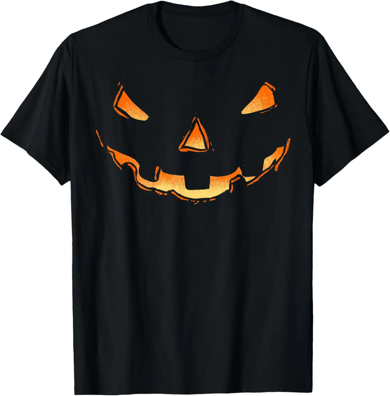 Jack O Lantern Halloween Pumpkin Face Costume Shirt Women T-Shirt